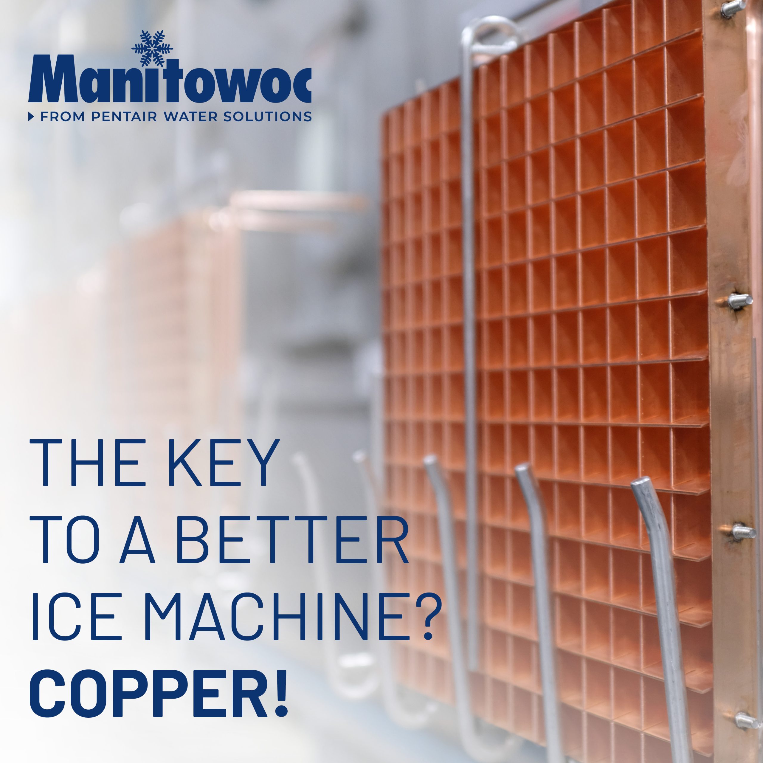 The key to a better ice machine is copper!